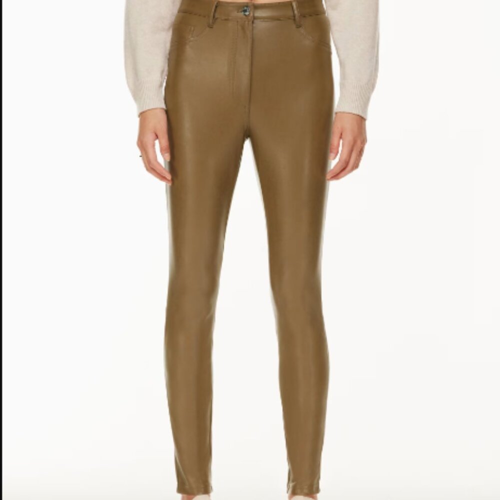 Aritzia Wilfred Free Charm Pant in Rustical Brown - Size 0